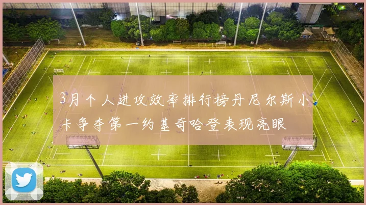 3月个人进攻效率排行榜丹尼尔斯小卡争夺第一约基奇哈登表现亮眼
